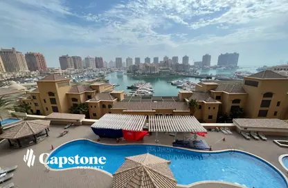 Apartment - 2 Bedrooms - 2 Bathrooms for rent in Tower 9 - Porto Arabia - The Pearl Island - Doha
