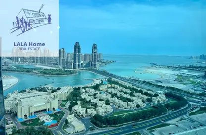 شقة - 2 غرف نوم - 4 حمامات للايجار في برج زجزاج  ب - أبراج زجزاج - الخليج الغربي - الدوحة