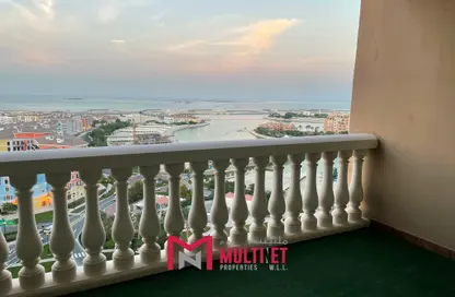 Balcony image for: Apartment - 3 Bedrooms - 5 Bathrooms for rent in East Porto Drive - Porto Arabia - The Pearl Island - Doha, Image 1