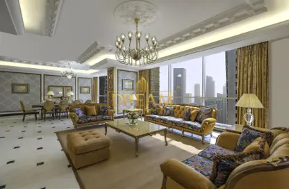 Penthouse - 3 Bedrooms - 4 Bathrooms for rent in West Bay Tower - West Bay - West Bay - Doha