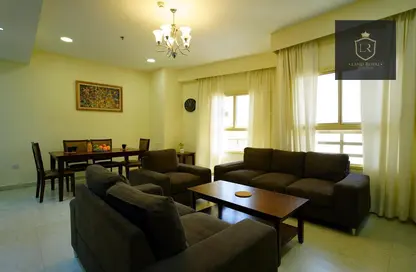 Living / Dining Room image for: Apartment - 3 Bedrooms - 3 Bathrooms for rent in Concord Business Center - Al Rawabi Street - Al Muntazah - Doha, Image 1