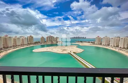 Apartment - 1 Bedroom - 2 Bathrooms for rent in Viva West - Viva Bahriyah - The Pearl Island - Doha
