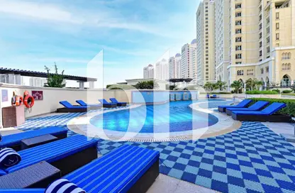 Apartment - 1 Bedroom - 2 Bathrooms for rent in Viva West - Viva Bahriyah - The Pearl Island - Doha