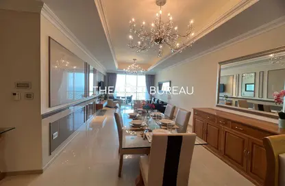 Apartment - 3 Bedrooms - 3 Bathrooms for rent in Viva West - Viva Bahriyah - The Pearl Island - Doha