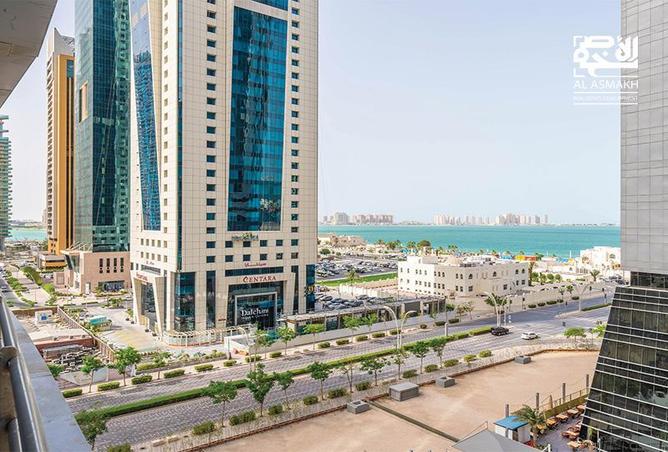 شقة - 2 غرف نوم - 2 حمامات للايجار في برج ريجنسي ريزيدينس - برج ريجنسي ريزيدينس - الخليج الغربي - الدوحة