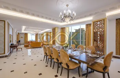 دوبلكس - 3 غرف نوم - 4 حمامات للايجار في برج وست باي - الخليج الجنوبي - الخليج الغربي - الدوحة