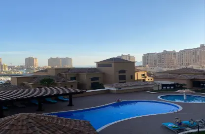 Apartment - 1 Bedroom - 2 Bathrooms for rent in Tower 9 - Porto Arabia - The Pearl Island - Doha