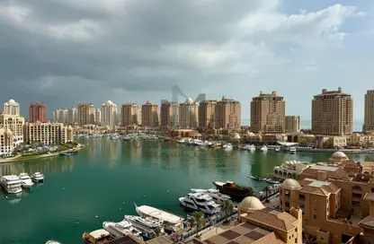 Apartment - 1 Bedroom - 2 Bathrooms for rent in East Porto Drive - Porto Arabia - The Pearl Island - Doha
