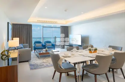 Apartment - 2 Bedrooms - 2 Bathrooms for rent in Abraj Bay - Abraj Quartiers - The Pearl Island - Doha