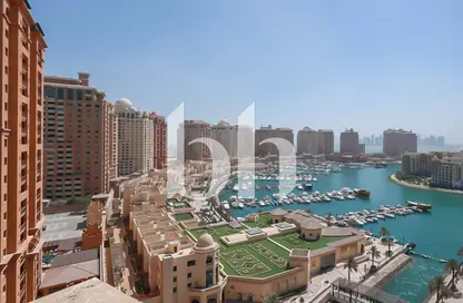 Apartment - 2 Bedrooms - 3 Bathrooms for sale in East Porto Drive - Porto Arabia - The Pearl Island - Doha