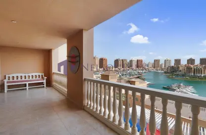 Apartment - 2 Bedrooms - 2 Bathrooms for rent in East Porto Drive - Porto Arabia - The Pearl Island - Doha