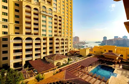 شقة - 1 حمام للايجار في طريق بورتو الشرقي - بورتو أرابيا - جزيرة اللؤلؤة - الدوحة