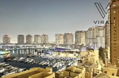 Apartment - 1 Bedroom - 2 Bathrooms for rent in West Porto Drive - Porto Arabia - The Pearl Island - Doha