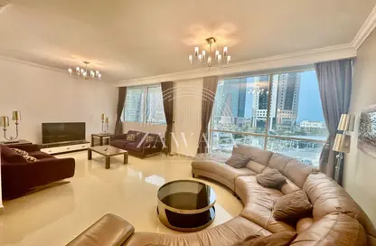 شقق فندقية - 2 غرف نوم - 3 حمامات للايجار في برج وست باي - الخليج الجنوبي - الخليج الغربي - الدوحة
