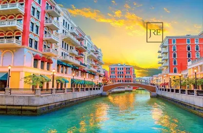 Water View image for: Apartment - 2 Bedrooms - 3 Bathrooms for sale in Teatro - Qanat Quartier - The Pearl Island - Doha, Image 1