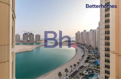 Apartment - 2 Bedrooms - 3 Bathrooms for rent in Viva West - Viva Bahriyah - The Pearl Island - Doha