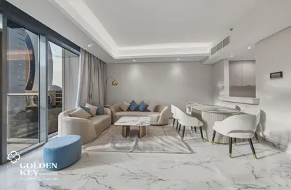 Apartment - 2 Bedrooms - 3 Bathrooms for rent in Marina Tower 23 - Marina District - Lusail