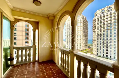 Apartment - 1 Bedroom - 2 Bathrooms for rent in Viva West - Viva Bahriyah - The Pearl Island - Doha