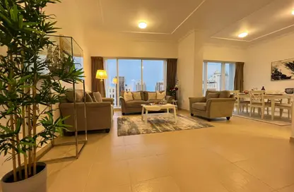 Apartment - 2 Bedrooms - 3 Bathrooms for rent in AAMAL Tower - Central Business District - West Bay - Doha