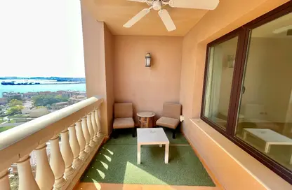 Apartment - 1 Bedroom - 2 Bathrooms for rent in East Porto Drive - Porto Arabia - The Pearl Island - Doha