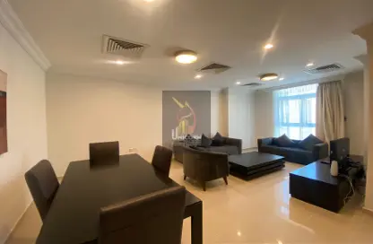 Living / Dining Room image for: Apartment - 2 Bedrooms - 2 Bathrooms for rent in Old Salata - Salata - Doha, Image 1