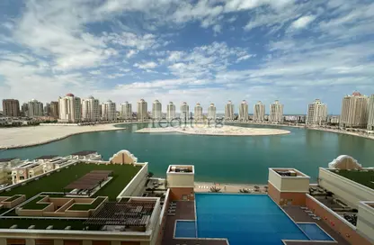 Water View image for: Apartment - 1 Bedroom - 2 Bathrooms for rent in Al Mutahidah Tower - Viva Bahriyah - The Pearl Island - Doha, Image 1