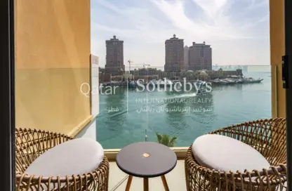 Water View image for: Apartment - 2 Bedrooms - 3 Bathrooms for rent in Marsa Arabia - The Pearl Island - Doha, Image 1