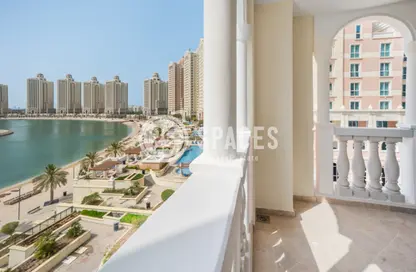 Apartment - 2 Bedrooms - 4 Bathrooms for sale in Viva East - Viva Bahriyah - The Pearl Island - Doha