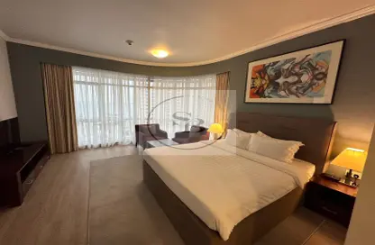 صورة لـ غرفة- غرفة النوم شقق فندقية - 1 حمام للايجار في شارع بحيرة الخليج الغربي - بحيرة وست لاجون - الدوحة ، صورة رقم 1