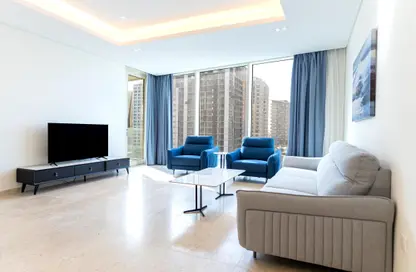 Apartment - 2 Bedrooms - 2 Bathrooms for rent in Marina Residences 195 - Marina District - Lusail