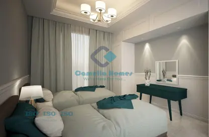 Living Room image for: Apartment - 1 Bathroom for sale in Bin Al Sheikh Towers - Al Mirqab Al Jadeed - Doha, Image 1