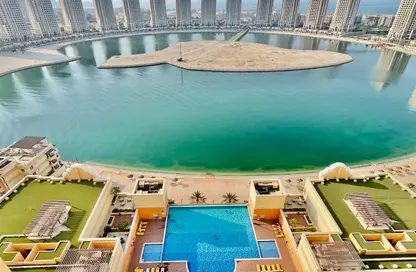 Apartment - 1 Bedroom - 2 Bathrooms for rent in Al Mutahidah Tower - Viva Bahriyah - The Pearl Island - Doha