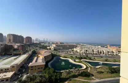 شقة - غرفة نوم - 2 حمامات للايجار في فيفا غرب - فيفا بحرية - جزيرة اللؤلؤة - الدوحة