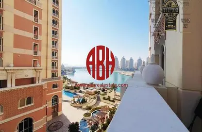 Apartment - Studio - 1 Bathroom for rent in Viva West - Viva Bahriyah - The Pearl Island - Doha