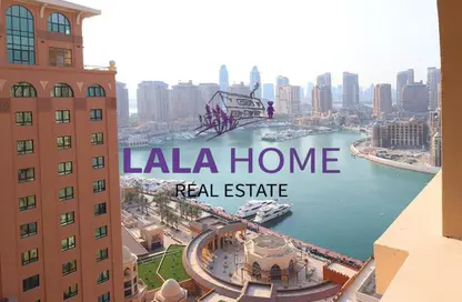 Apartment - 2 Bedrooms - 3 Bathrooms for rent in East Porto Drive - Porto Arabia - The Pearl Island - Doha