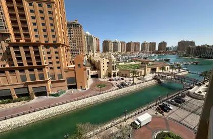 Apartment - 1 Bedroom - 2 Bathrooms for rent in West Porto Drive - Porto Arabia - The Pearl Island - Doha