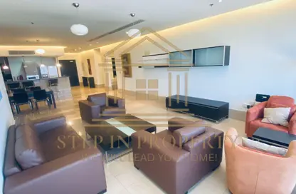 شقة - 2 غرف نوم - 4 حمامات للايجار في برج وست باي - الخليج الجنوبي - الخليج الغربي - الدوحة