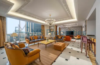 Duplex - 3 Bedrooms - 5 Bathrooms for rent in Dusit Hotel  and  Suites Doha - Diplomatic Street - West Bay - Doha
