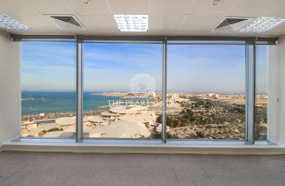 Office Space - Studio - 2 Bathrooms for rent in Ras Abu Aboud - Doha