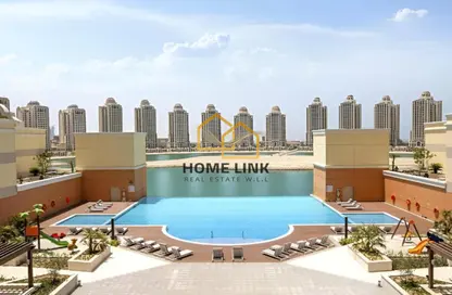 Townhouse - 3 Bedrooms - 4 Bathrooms for rent in Viva West - Viva Bahriyah - The Pearl Island - Doha
