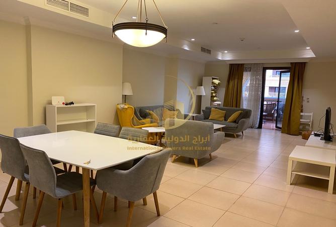 شقة - غرفة نوم - 2 حمامات للايجار في برج 5 - منطقة الأبراج - جزيرة اللؤلؤة - الدوحة