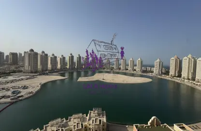 Apartment - 3 Bedrooms - 4 Bathrooms for rent in Viva West - Viva Bahriyah - The Pearl Island - Doha