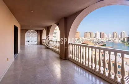 Terrace image for: Apartment - 2 Bedrooms - 3 Bathrooms for sale in West Porto Drive - Porto Arabia - The Pearl Island - Doha, Image 1