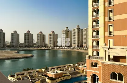 Water View image for: Apartment - Studio - 1 Bathroom for rent in Viva West - Viva Bahriyah - The Pearl Island - Doha, Image 1