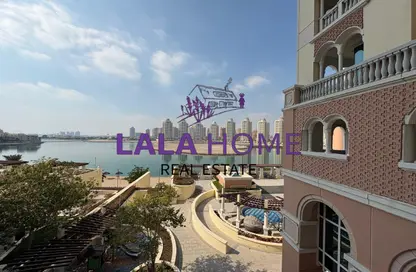 شقة - غرفة نوم - 2 حمامات للايجار في فيفا غرب - فيفا بحرية - جزيرة اللؤلؤة - الدوحة