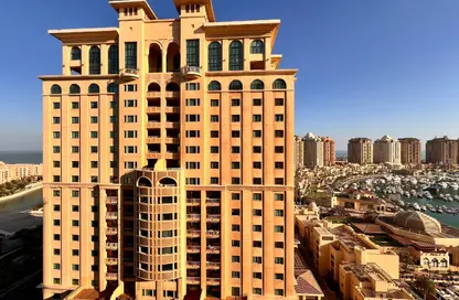 شقة - غرفة نوم - 2 حمامات للايجار في طريق بورتو الغربي - بورتو أرابيا - جزيرة اللؤلؤة - الدوحة