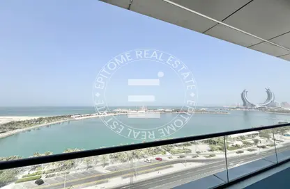 Apartment - 2 Bedrooms - 4 Bathrooms for rent in Marina Tower 02 - Marina District - Lusail