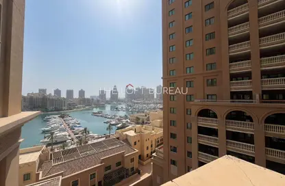 شقة - غرفة نوم - 1 حمام للايجار في طريق بورتو الغربي - بورتو أرابيا - جزيرة اللؤلؤة - الدوحة