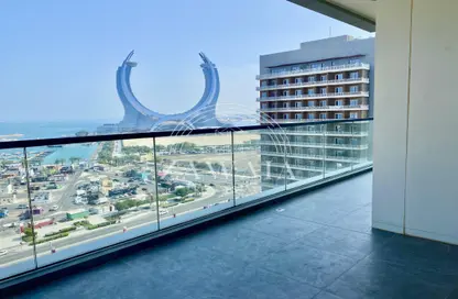 Apartment - 2 Bedrooms - 4 Bathrooms for rent in Lusail Marina Heights - Marina District - Lusail