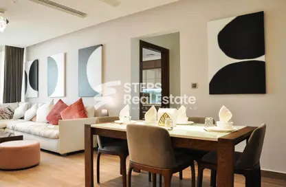 Apartment - 2 Bedrooms - 3 Bathrooms for rent in Marina Tower 02 - Marina District - Lusail